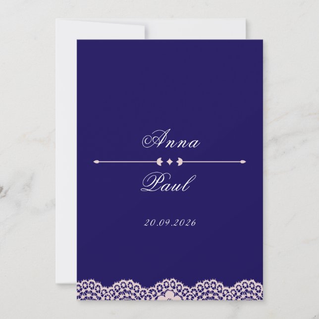 Invitation Elegant Modern Wedding Invite (Devant)