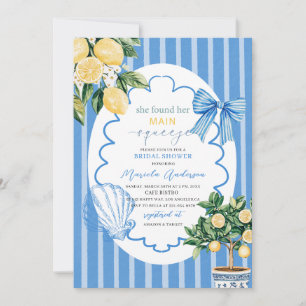 Invitation Elégant Moderne Aquarelle Main presser la mariée s