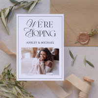 Élégant moderne Nous sommes en train d'Eloping Réc
