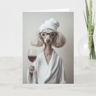 Invitation Élégant moment Spa de caniche