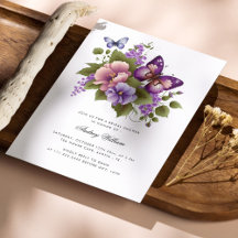Élégant papillon et Fête des mariées en fleur