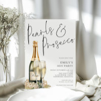 Elégant Pearls Prosecco Hen Party