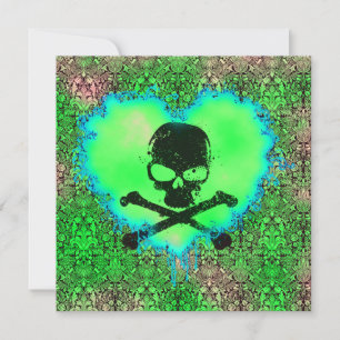 Invitation Elégant Poison Sweet 16 Goth Anniversaire