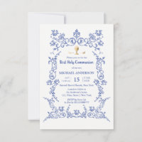 Élégant Première communion or calice victorien ble