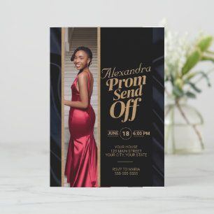 Invitation Élégant Prom de rattrapage oculaire Envoi de la ph