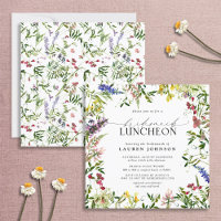 Élégant repas de la mariée Floral Fleur sauvage d'