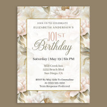 Élégant Rose Pâle et Ivory Paeony 101e Anniversair