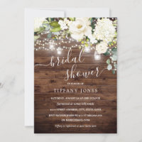 Élégant Rustique Bois Champagne Floral Mariage