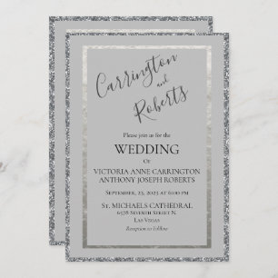 Invitation Élégant Script Minimal Moderne Simple Mariage Invi