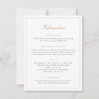 Élégant Script Simple Moderne Informations Mariage