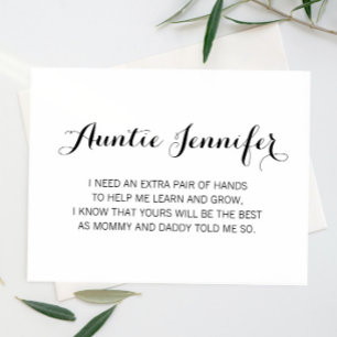 Invitation Elégant Serez-Vous Ma Proposition De Mère