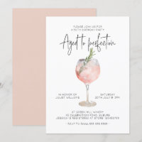 Élégant vin rose vieilli à la perfection 50e anniv