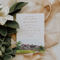 Elégant Watercolor Golf Country Club