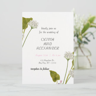 Invitation Elegant Wedding Design