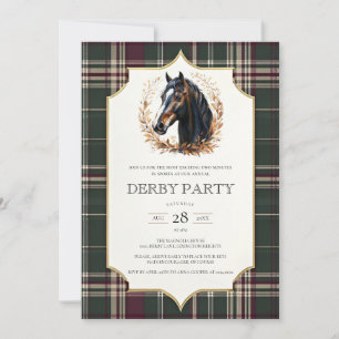 Invitation élégante à la fête du Kentucky Derby av