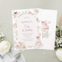 Elégante aquarelle Fairy Premier anniversaire Baby