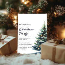 Elégante aquarelle Noël Arbre de Noël Fête