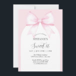 Invitation Elégante aquarelle rose Bow Sweet 16 Anniversaire<br><div class="desc">Elégante aquarelle Pastel Rose Bow Sweet 16 Anniversaire Fête Invitation</div>