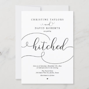 Invitation Élégante calligraphie, Obtention D'Invitation Hitt