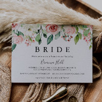 Élégante Dainty Automne Floral Bride Fête des mari