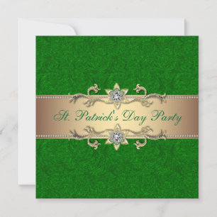 Invitation élégante de fête de la Saint-Patrick ve