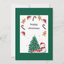 Invitation élégante de Noël avec feuillage pour dî