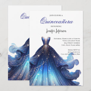 Invitation élégante de Quinceanera
