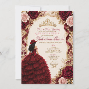 Invitation élégante de Quinceañera Vaquera Sweet 1