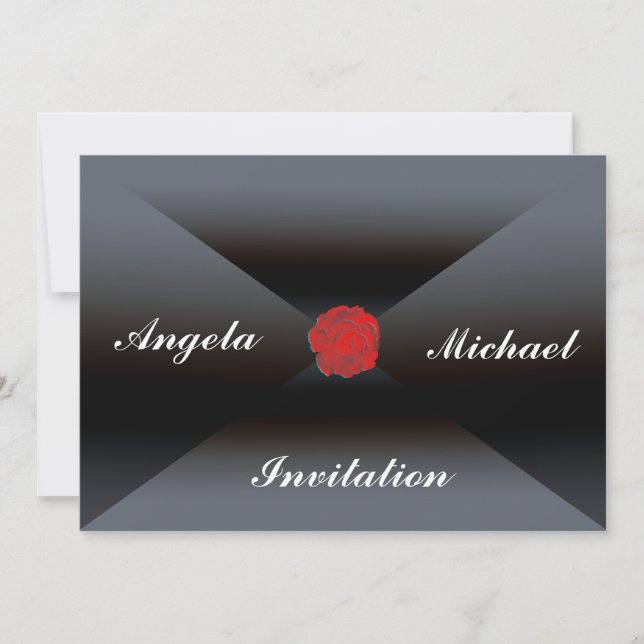 Invitation Élégante et belle Faire-part de mariage (Devant)