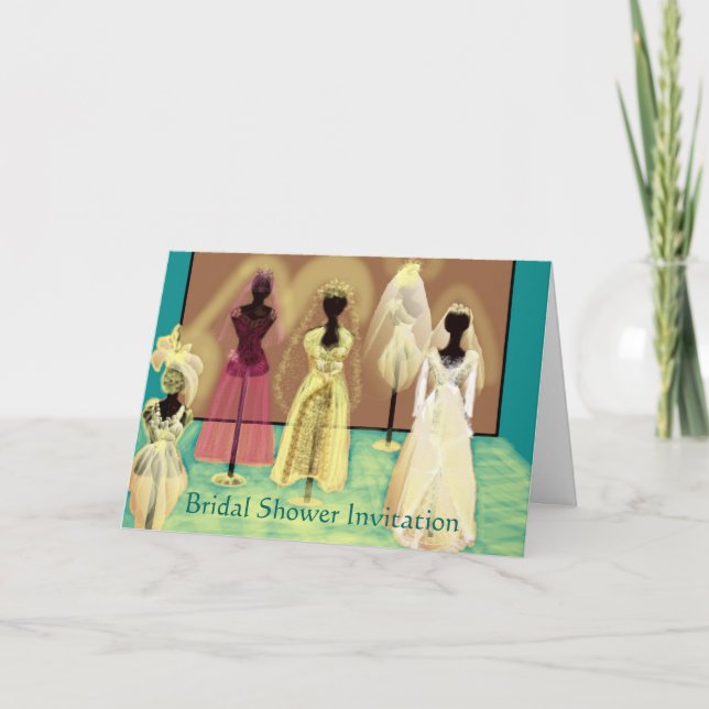 Invitation élégante et chic de douche nuptiale (Devant)