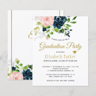 Invitation élégante et économique pour une fête de