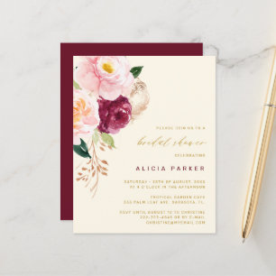 Invitation élégante et économique pour une fête pr
