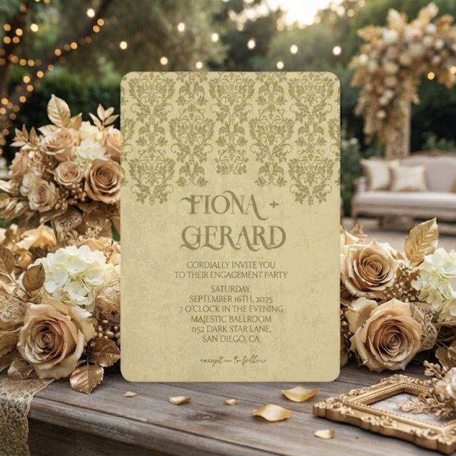 Invitation élégante et glamour en dentelle pour la (Créateur téléchargé)
