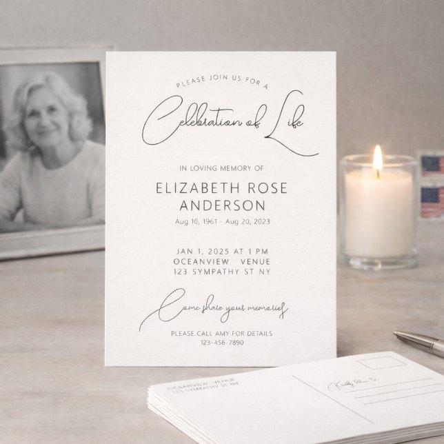 Invitation élégante et moderne de célébration de l (Créateur téléchargé)