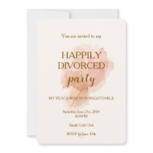 Invitation élégante et moderne pour une fête de di