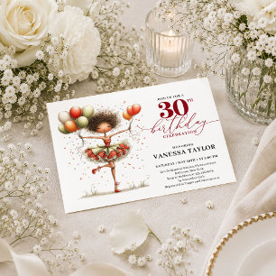 Invitation élégante et originale pour les 30 ans d