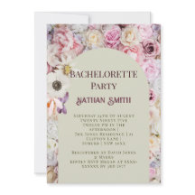 Élégante Fête de Bachelorette Été Arc Floral