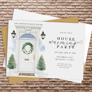 Invitation Elégante fête de l'aquarelle