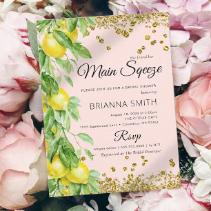 Invitation Élégante Fête des mariées de Parties scintillant e