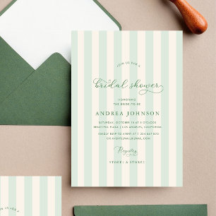 Invitation Élégante Fête des mariées du Country Club Green St