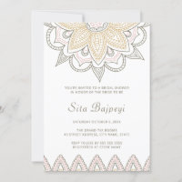 Elégante Fête des mariées indienne hindou Mehndi é