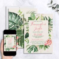 Élégante Flamingle & Jingle Tropical Holiday