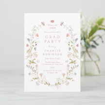 Élégante Fleur Sauvage Rose Bohème Rustique de Rem