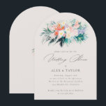 Invitation Elégante Fleurs Bouquet Wedding shower de Couple<br><div class="desc">Elégante Fleurs Bouquet Couple Invitation Wedding shower</div>