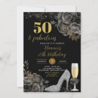 Elégante Gold Black Stiletto femme Anniversaire