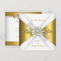 Elegante Perle Or Argent Diamant Fête d'anniversai