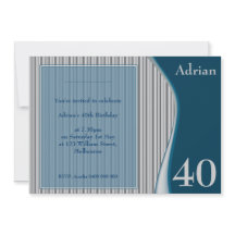 Invitation élégante pour homme