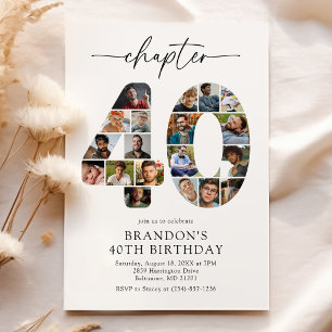Invitation élégante pour les 40 ans - Chapitre 40