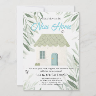 Invitation élégante pour pendaison de crémaillère