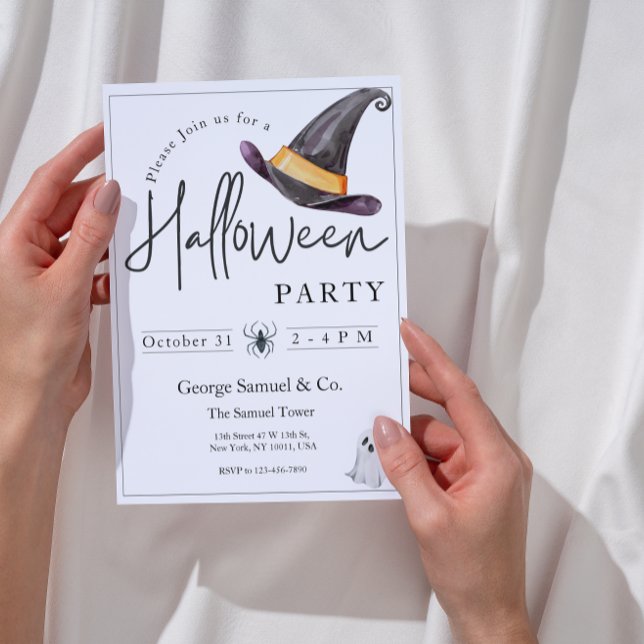 Invitation élégante pour un Halloween en entrepris (Créateur téléchargé)